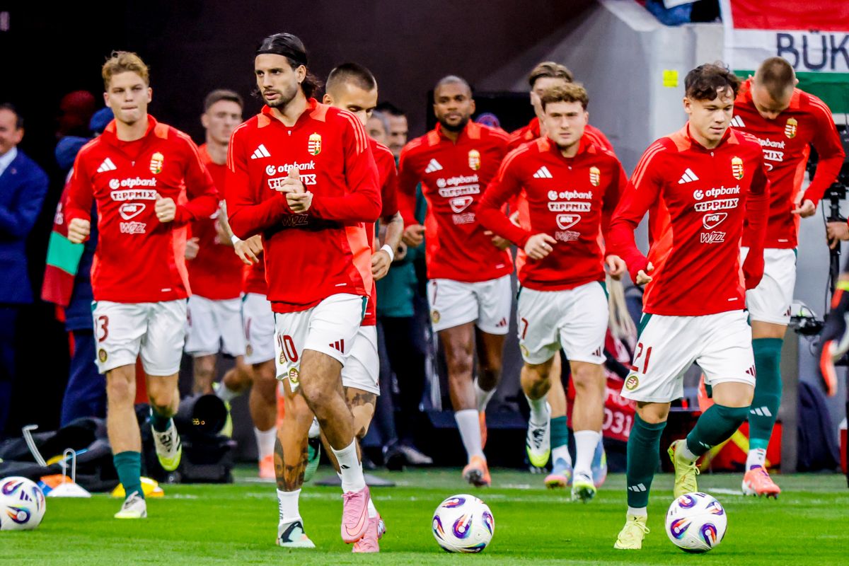 A magyar válogatott két kulcsembere, Varga Barnabás és Sallai Roland hiányzott, Marco Rossi meglepő húzással oldotta meg a pótlásukat