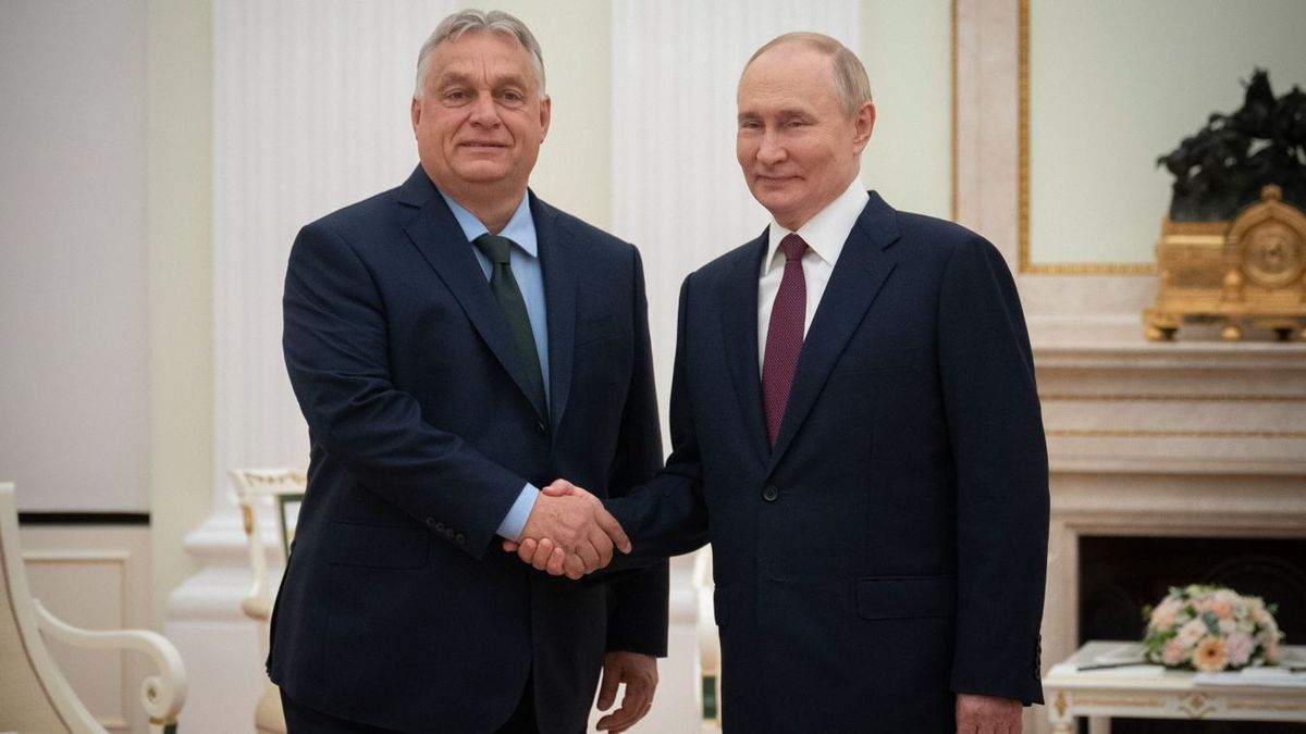 Orbán Viktor Vlagyimir Putyinnal is egyeztetett. (Benko Vivien Cher/Miniszterelnöki Sajtóiroda/MTI)