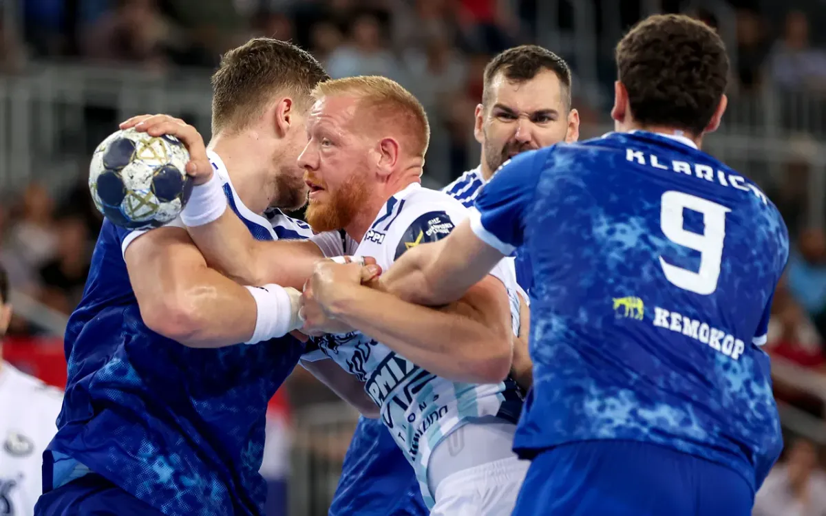 Michael Apelgren nagyon büszke csapatára. (Fotó: Igor Kralj/PIXSELL)