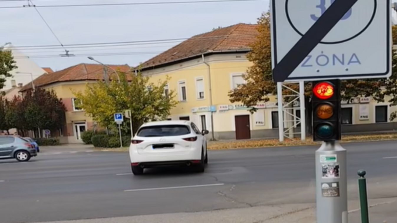 A szegedi autós bemutatta a taplóság mintapéldáját +videó