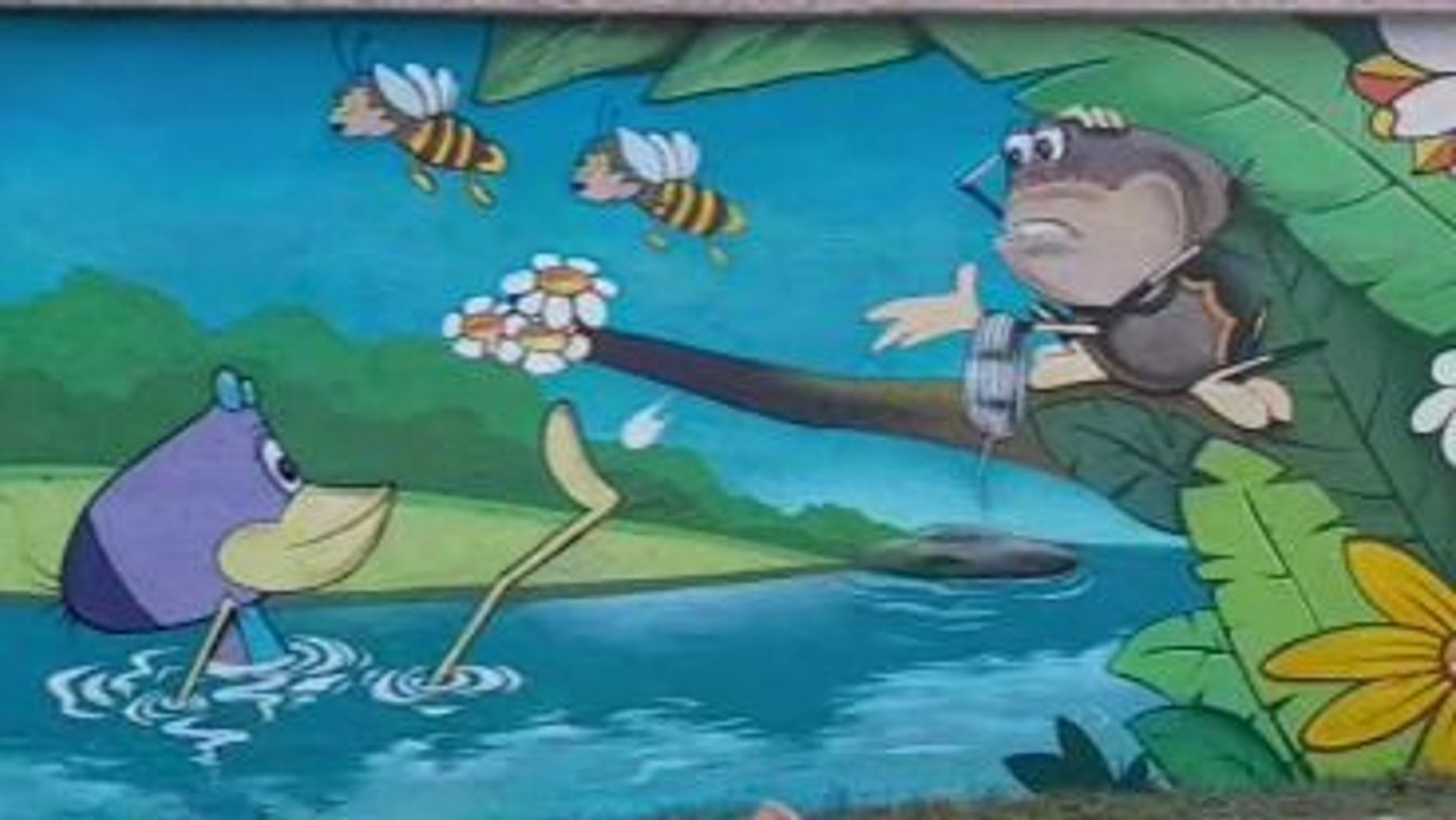 Vízipók-Csodapók lett Szeged új, óriási graffiti sztárja