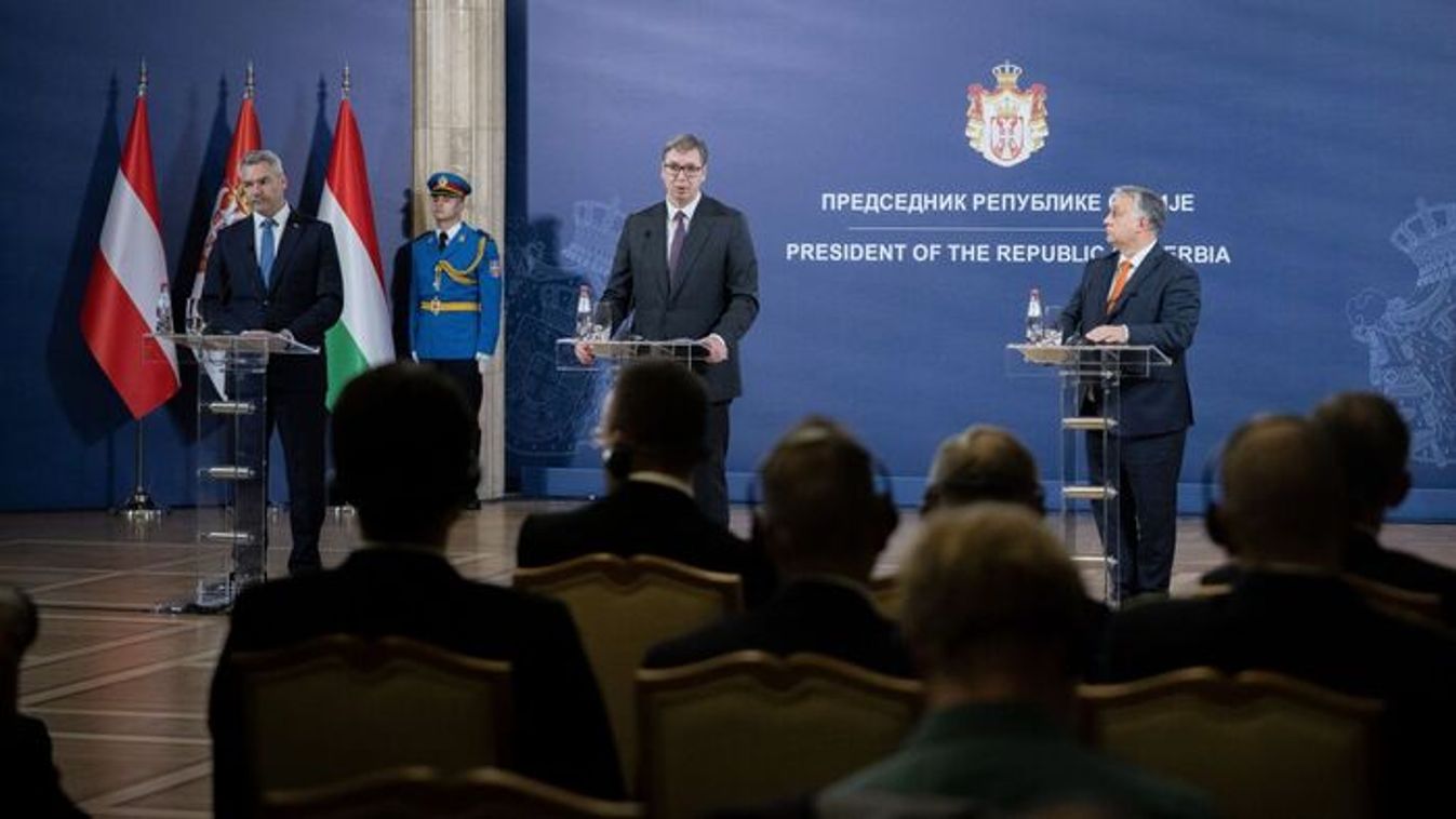 Magas rangú elismerésben részesült a magyar és a szerb vezető