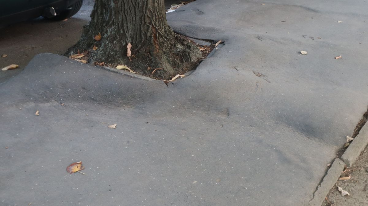 A Bal Fasor egyes szakaszai botrányos állapotban vannak. (Fotó: Tóth Norbert)