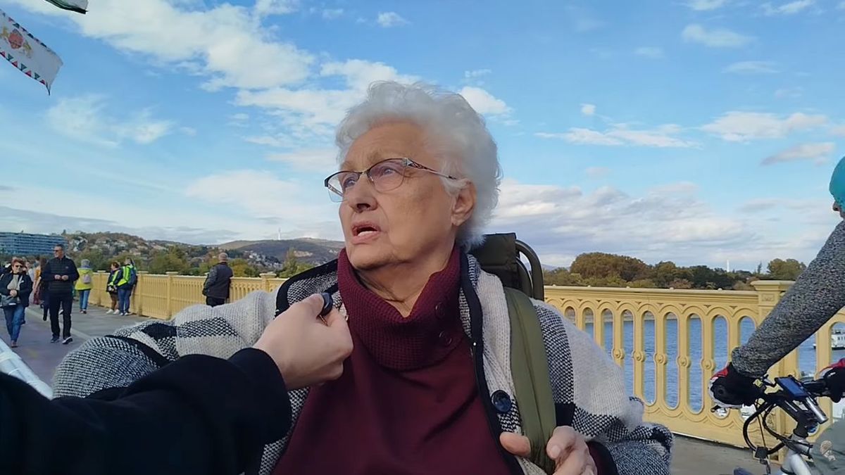 A miniszterelnök édesanyja a Békemeneten nyilatkozott