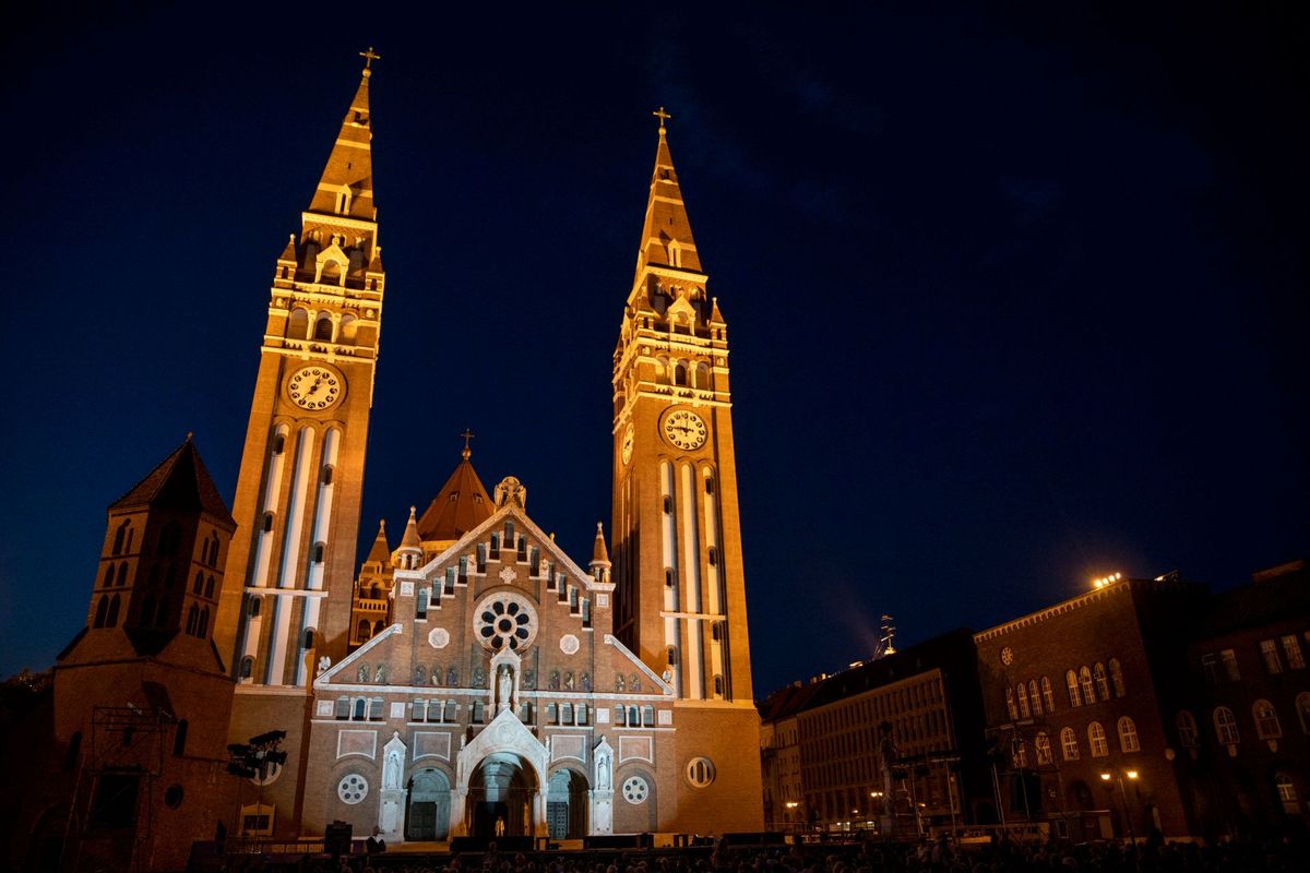 Szegeden a pusztulás emléke és a Magyarok Nagyasszonya iránti fogadalom teszi egyedülállóvá az Október 8-át.  Fotó: Magyar Nemzet