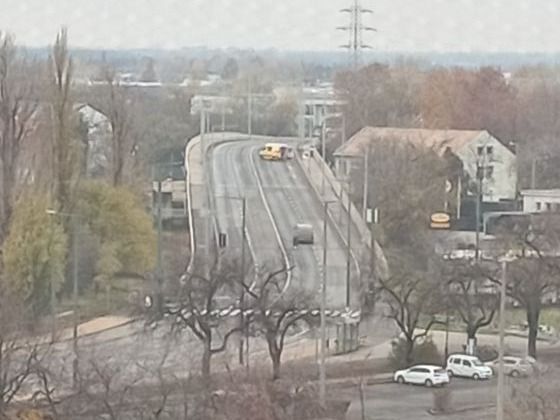 Baleset történhetett az Izabella hídon. (Fotó: Facebook/Szegeden Láttam és Hallottam)