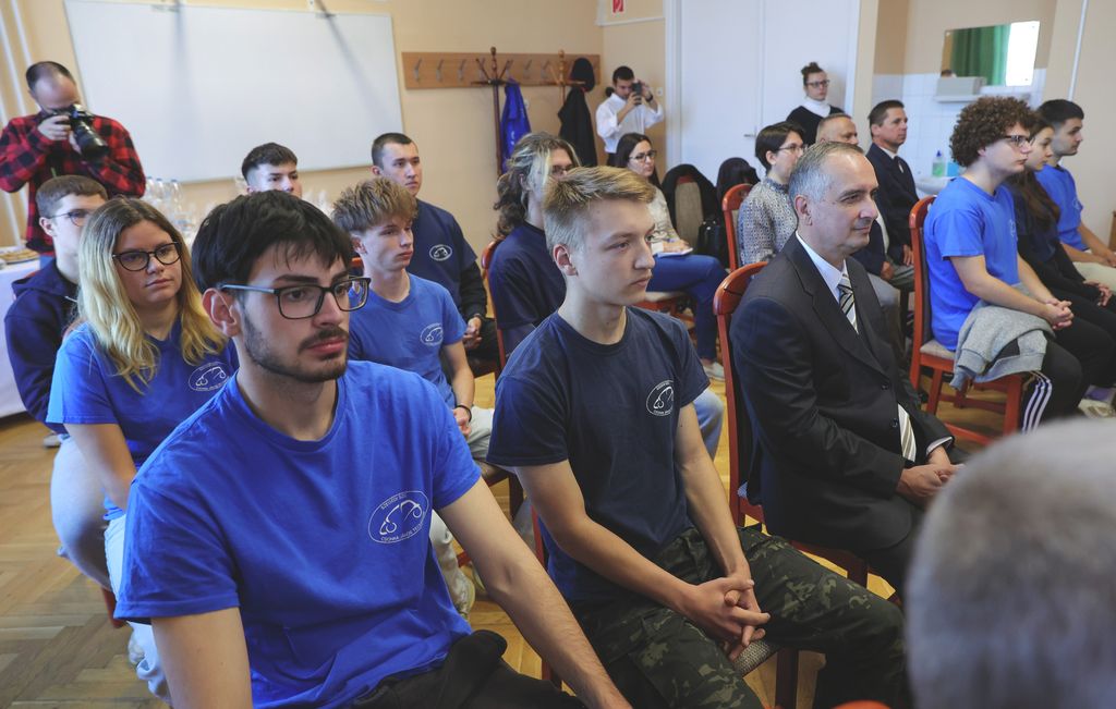 Szeged – 2025.11.04. Mintazárka átadó a Csonka János Technikumban, ahol gyakorolhatnak a diákok. 
Képen: 
Fotó: Karnok Csaba (KC) – Délmagyarország (DM)