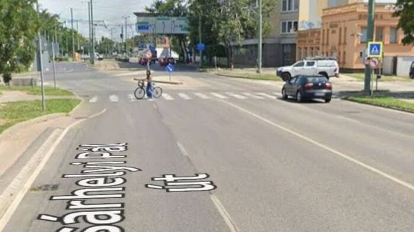 Szegedi rémálom: életveszélyes átkelni ezen a zebrán