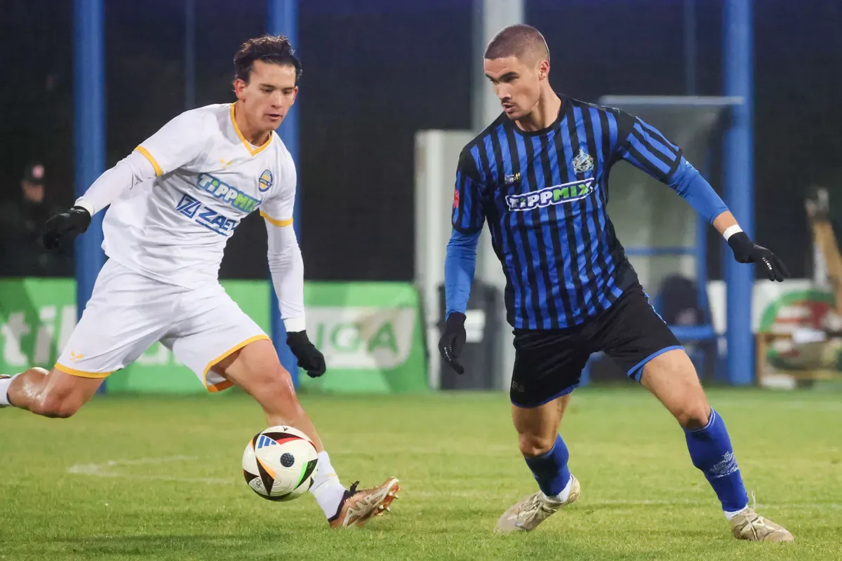 Döntetlen Csákváron, a hajrában mentett pontot a Szeged-Csanád GA. (Fotó: Török Attila/Nemzeti Sport)