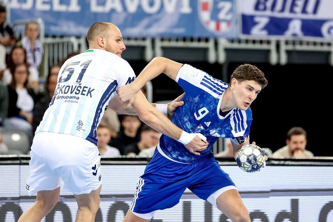Luka Lovre Klarica nem lép pályára a Pick Szeged ellen. (Fotó: HC Zagreb)
