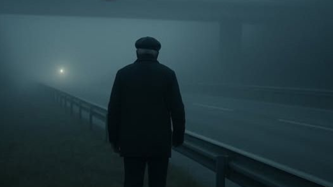 A hatalmas ködben tévedt el a Szegedre tartó idős férfi. (Forrás: Csongrád-Csanád vármegyei rendőrség)