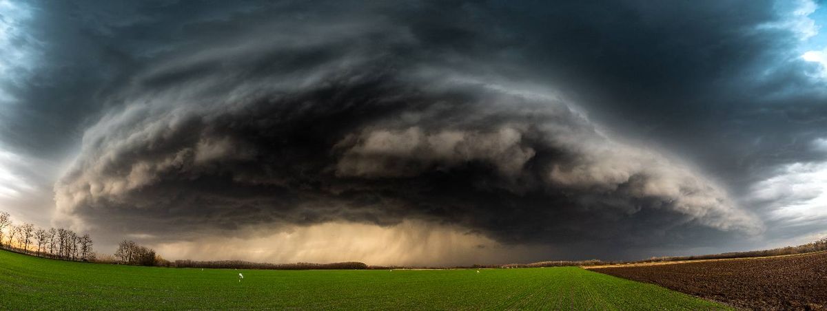 Nyáron is ritka az ilyen viharfelhő. (Fotó: Sütő's Photography)