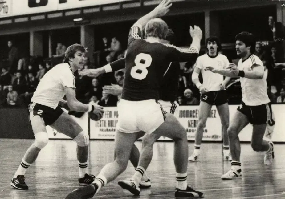 Az első Szeged-Veszprém párharc 1981-ből. (Fotó: Gyenes Kálmán)