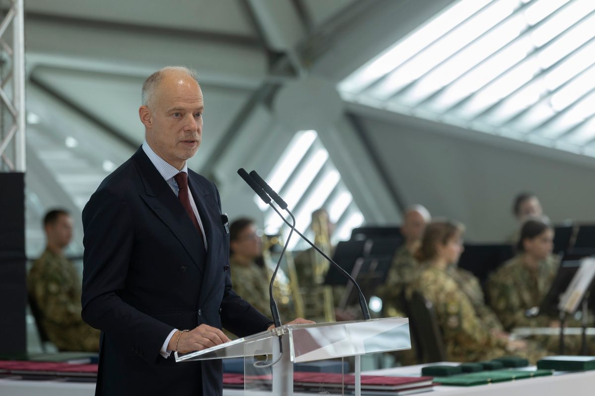 A Tiszánál a káosz az úr – fogalmazott Szalay-Bobrovniczky Kristóf. (Fotó: MTI)