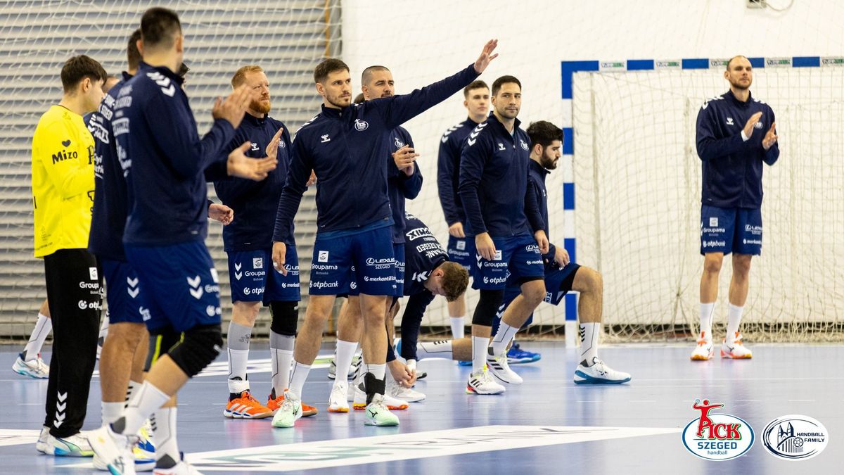 Üres lelátók előtt lép majd pályára a Pick Szeged Komlón. (Fotó: Sólya Eliza)