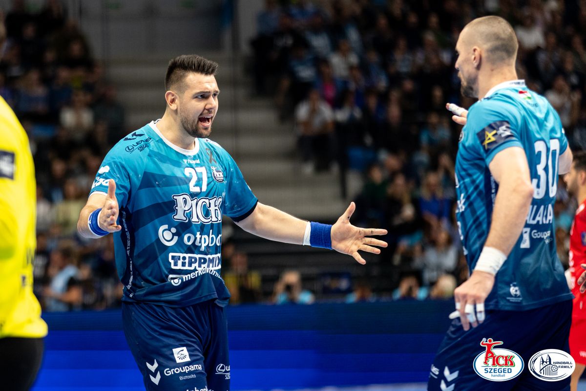 A Pick Szeged csapatkapitánya, Bánhidi Bence megosztotta a mérkőzés előtti várakozásait. (Fotó: Sólya Eliza)