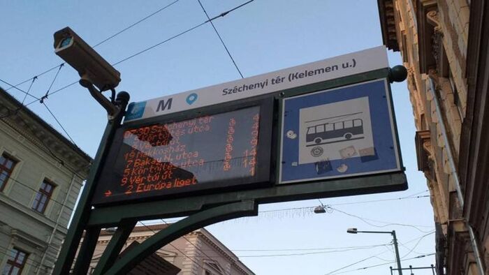Nem fognak működni az utastájékoztató LED táblák Szeged egyes részein