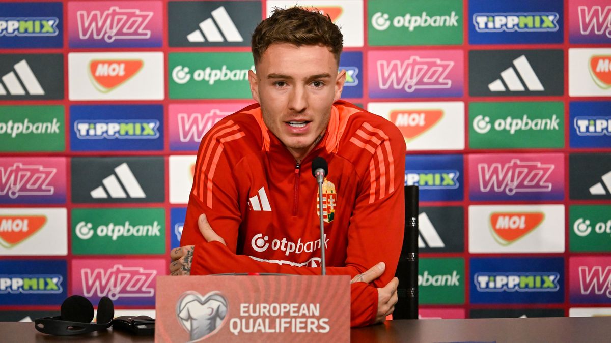 Bolla Bendegúz kijelentette, hogy a magyar csapat nem foglalkozik a portugálokkal. (Fotó: Illyés Tibor/MTI)