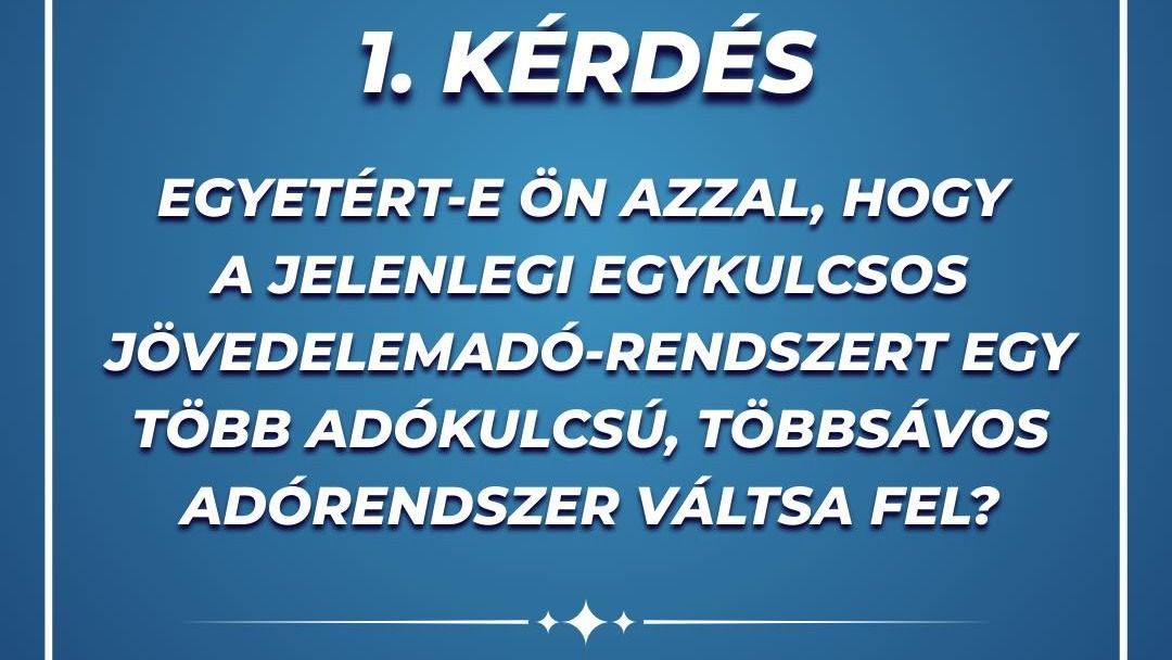 A válasz fontos, a magyar emberek egyértelműen és világosan elmondhatják a véleményüket