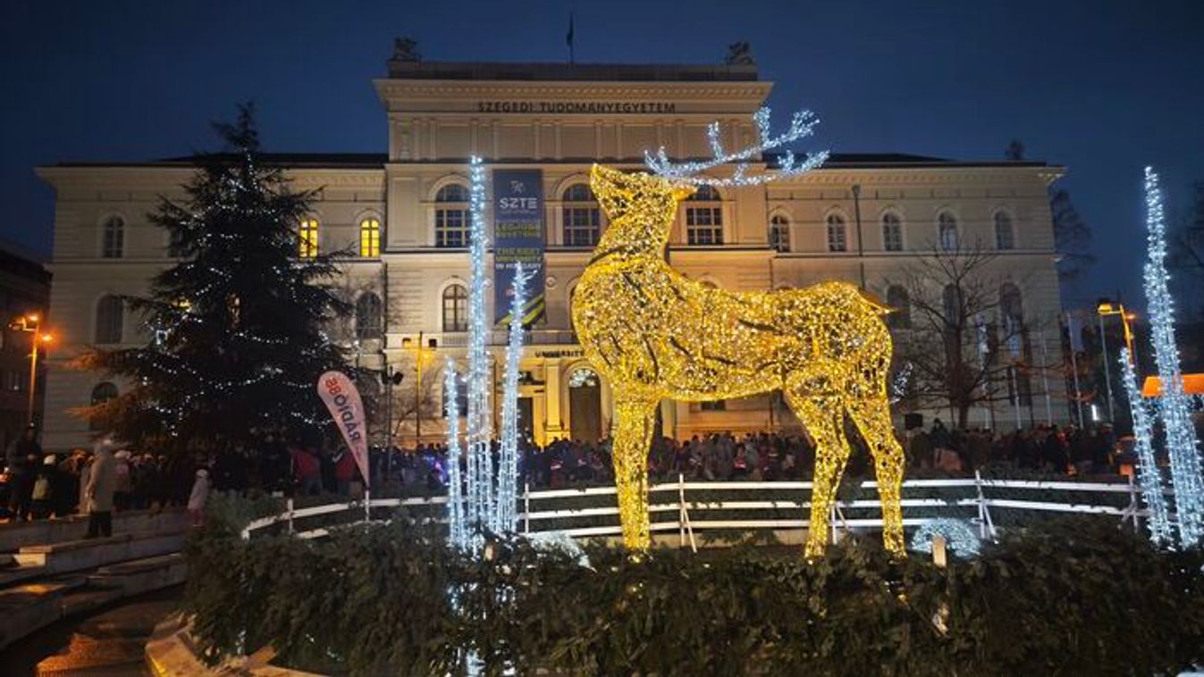 Hamisítatlan karácsonyi hangulat: ünnepi fényárba borult Szeged +fotók +videók