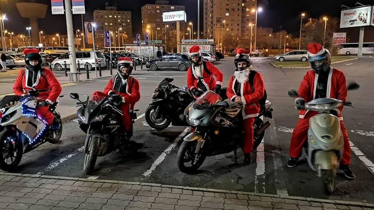 Ismét láthatjuk majd Szegeden a motoros mikulásokat. (Fotó: SzegedMa)