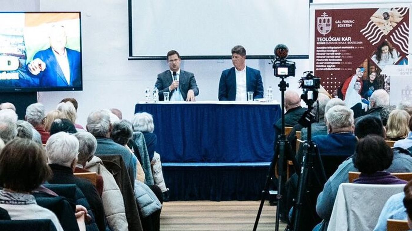 Gulyás Gergely Szegeden: Magyarország megmaradt a béke és biztonság szigetének és hangjának