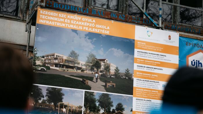 Mérföldkő a szegedi szakképzésben: indul a Krúdy-fejlesztés