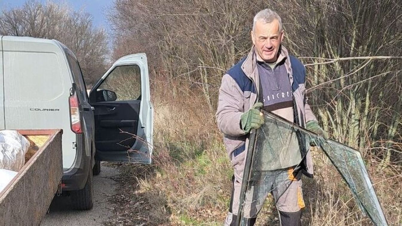 Hová tűnt az üveghegy? Rendhagyó évzáró akció Tiszasziget határában