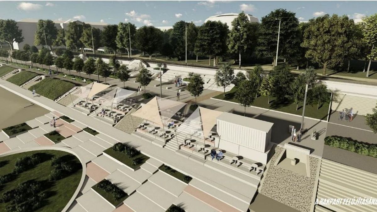 A Tisza-part rendezésére rengeteg terv született, legutóbb ez a látványterv látott napvilágot