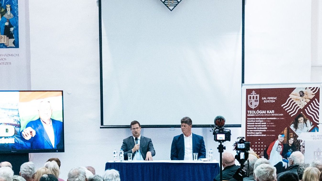 Gulyás Gergely Szegeden: Magyarország megmaradt a béke és biztonság szigetének és hangjának