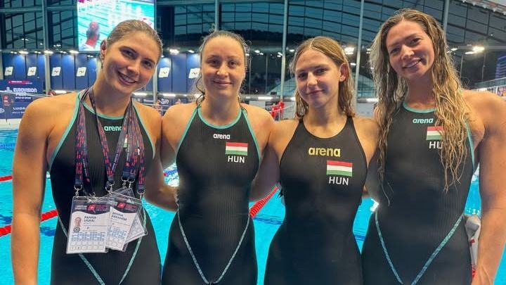 Kétszer dőlt meg az országos csúcs. (Fotó: Magyar Úszó Szövetség)