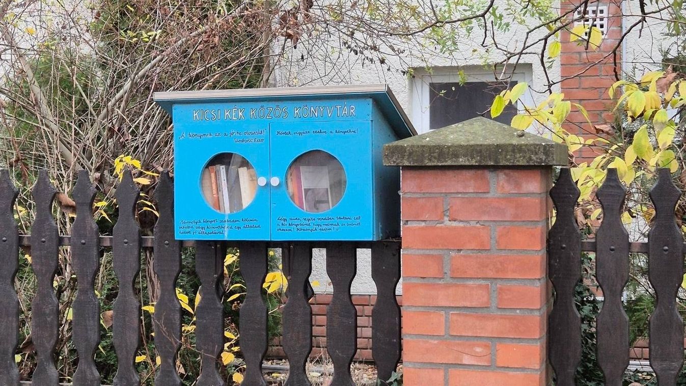 Könyvek a kerítés mellett: közösségi könyvtár Szegeden
