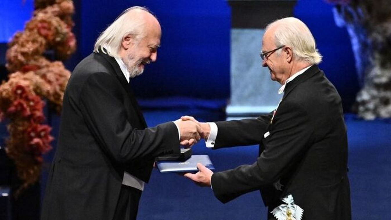 Krasznahorkai László átvette az irodalmi Nobel-díjat +fotók +videó