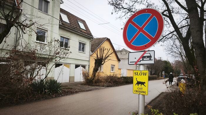Nem szokványos táblába botlottunk, kedvenceiket óvnák a szegediek +videó