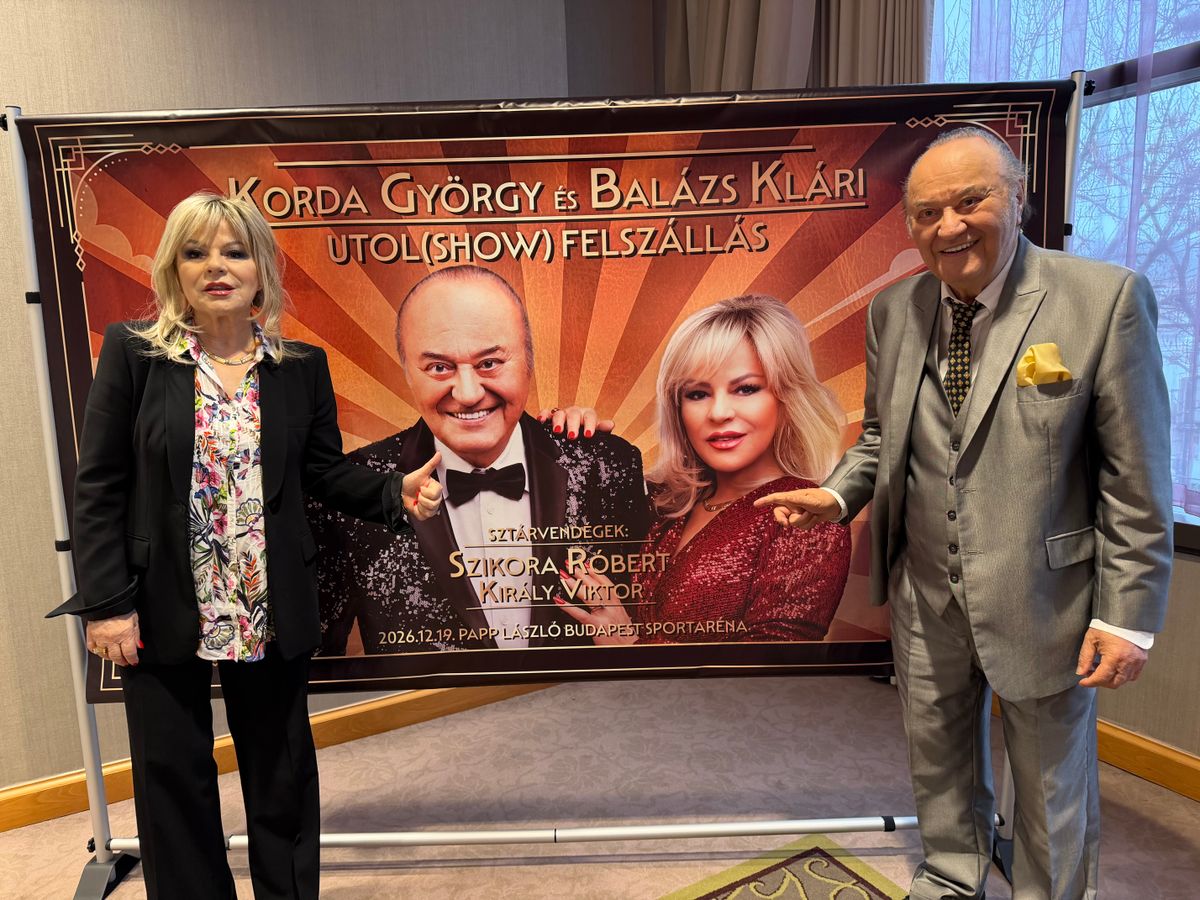 Korda György és Balázs Klári még egyszer utoljára megtölti a Papp László Sportarénát 