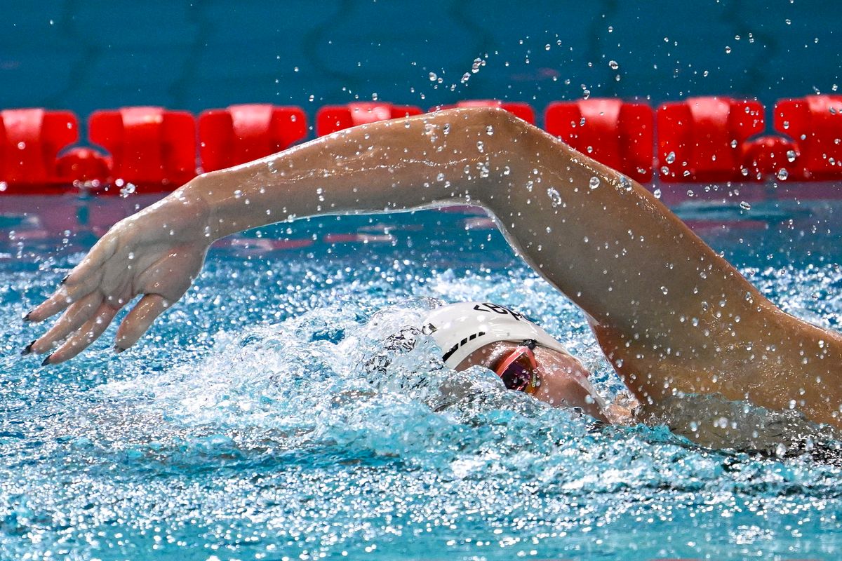 Pádár Nikolett készülhet az eldöntőre. (Fotó: Bodnár Boglárka/MTI)
