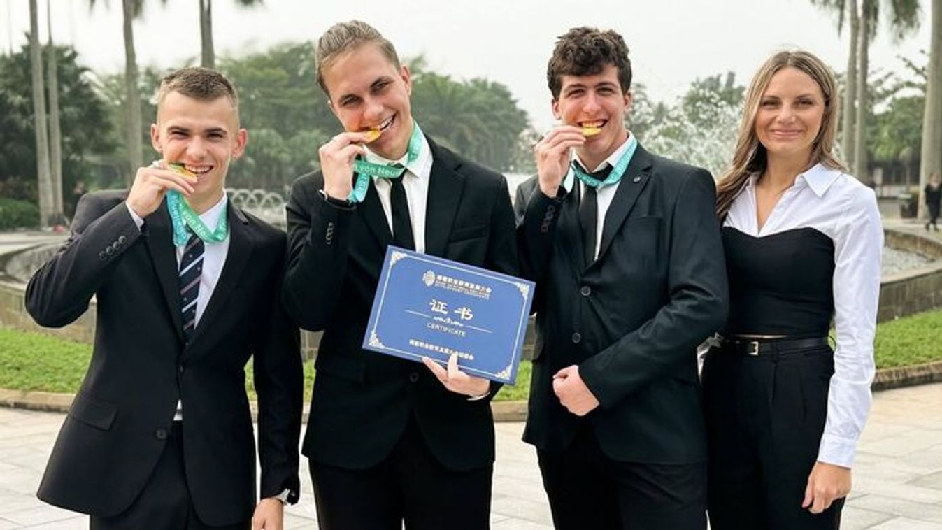 Nemzetközi diadal: Szegedi SZC-s diákok nyertek Kínában az MI-kupán