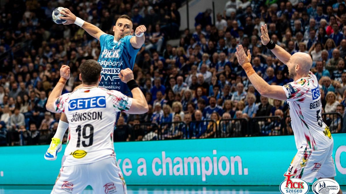 Nem bízza el magát a Magdeburg a Pick Szeged ellen. (Fotó: Sólya Eliza)