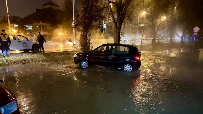 Éjszakai csőtöréssel indult a december Szegeden