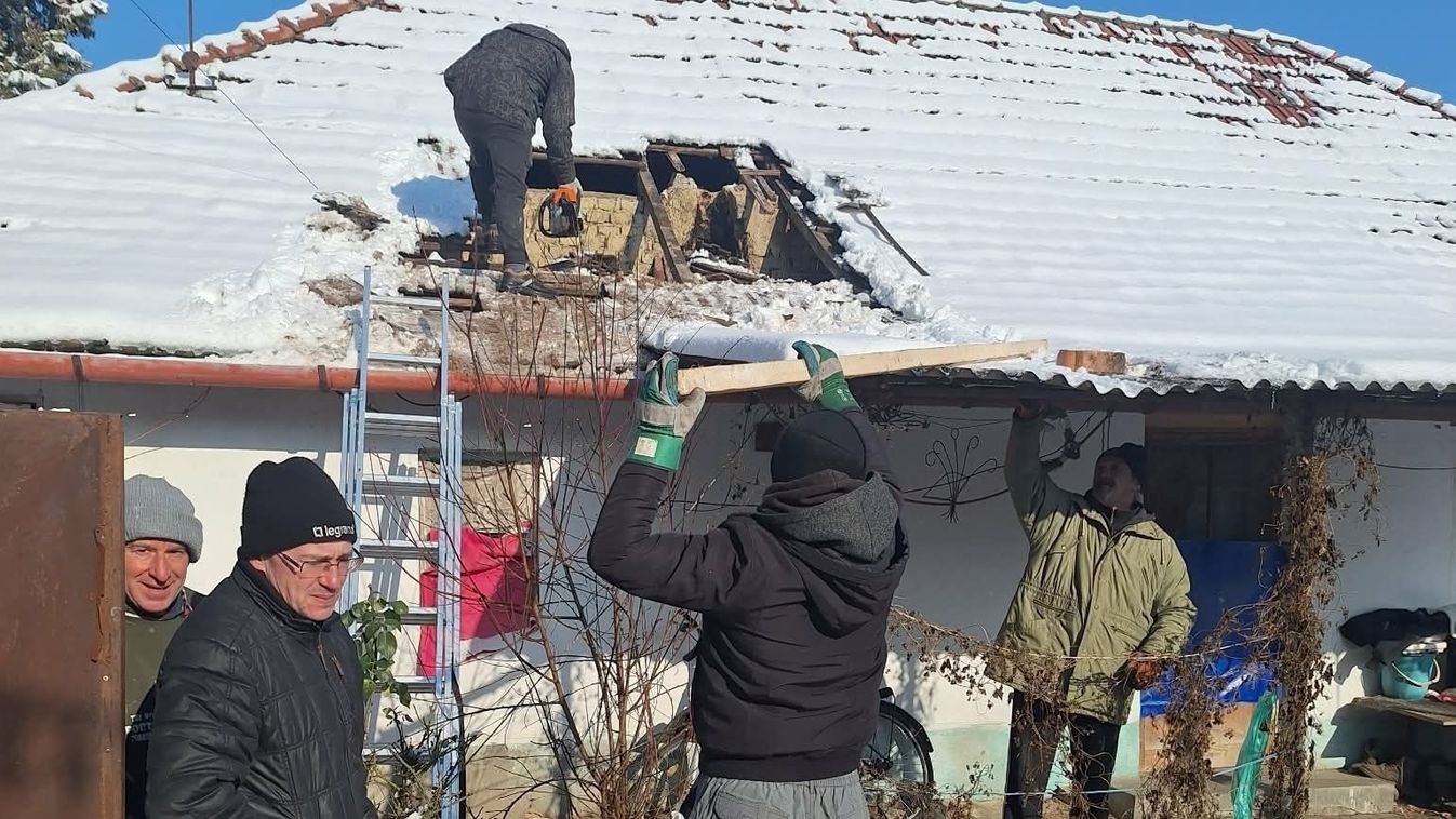 A hóval együtt baj is érkezett: példás összefogás a vármegyében