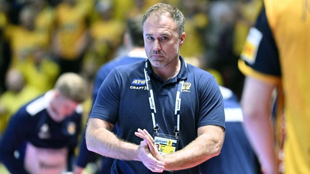A Pick Szeged trénere, Michael Apelgren vezette svédek elvesztették veretlenségüket. (Fotó: TT News Agency / AFP)