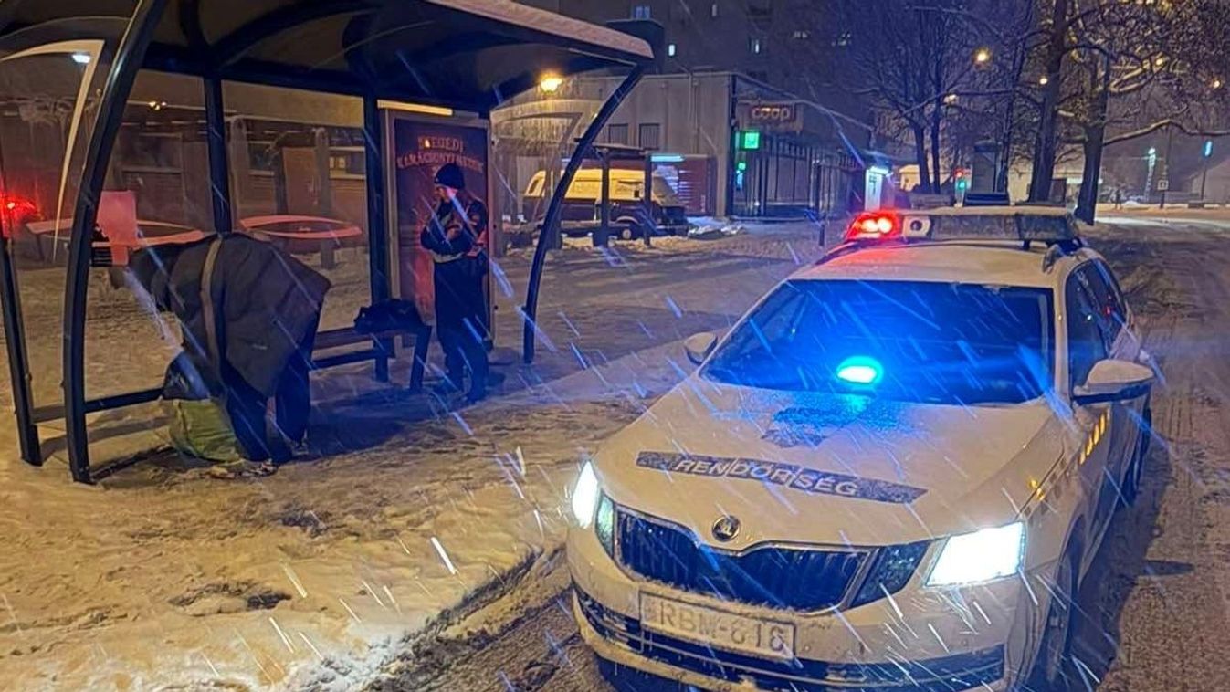 Fagyban is figyelnek: így segít a rendőrség Szegeden +fotók