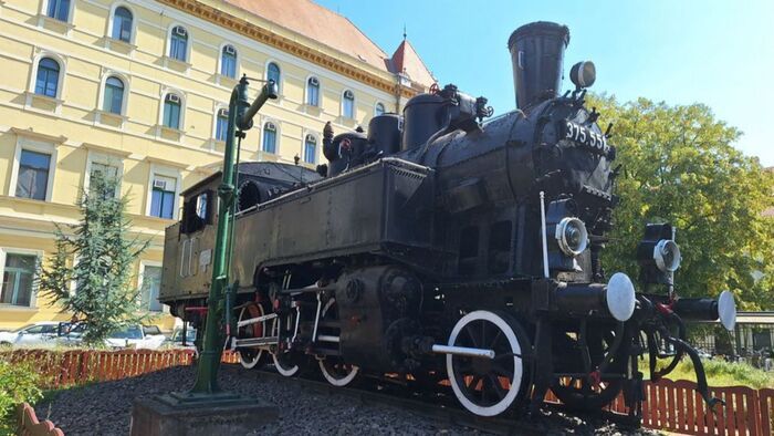 Így lett Szeged egyik dísze a gőzmozdony