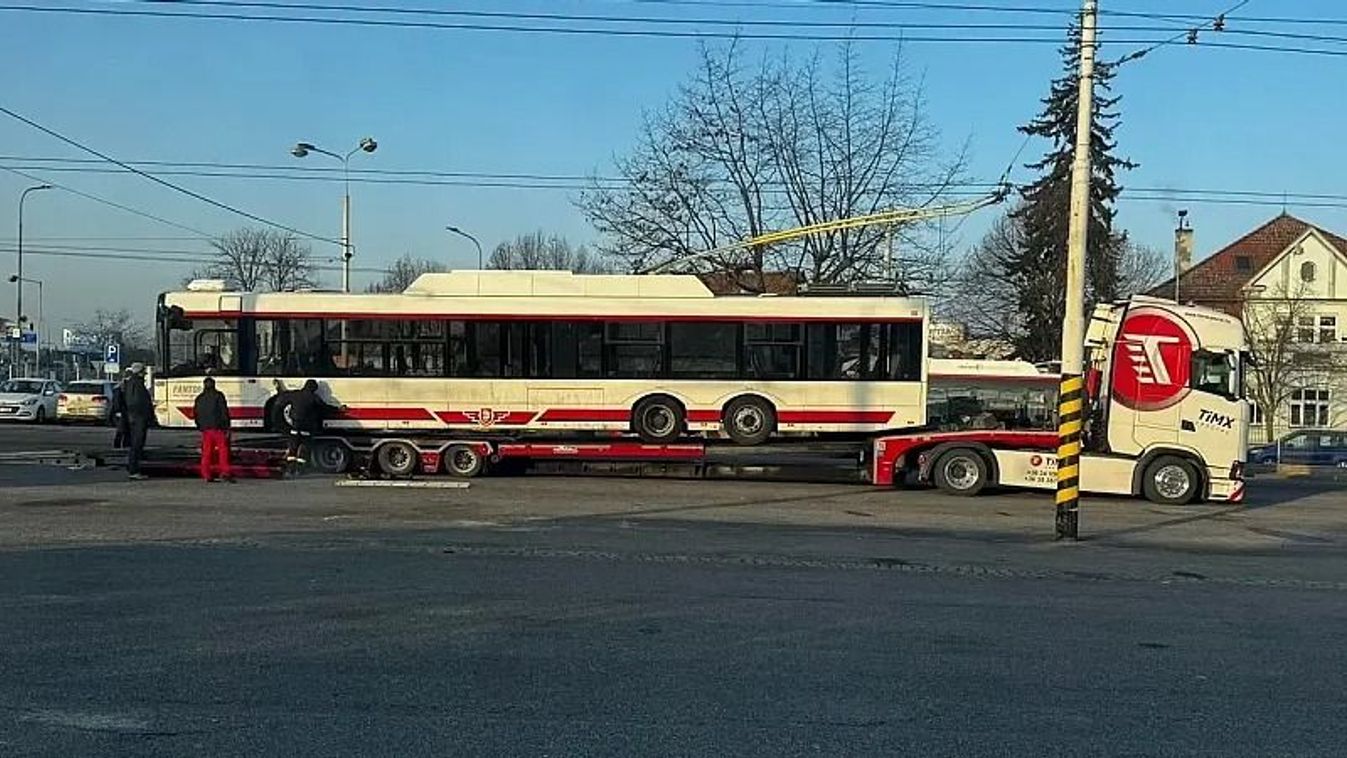 Szegedre tart az első használtan vásárolt trolibusz