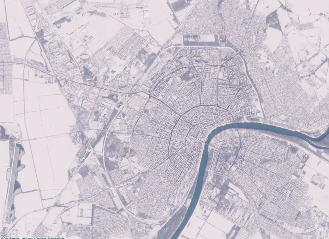 Szeged az űrből nézve különösen beszédes