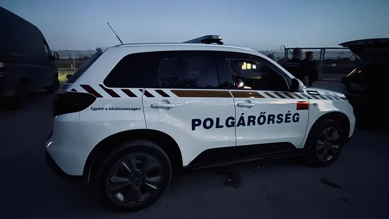 Polgárőrök mentettek meg egy áthűlt férfit Röszkén