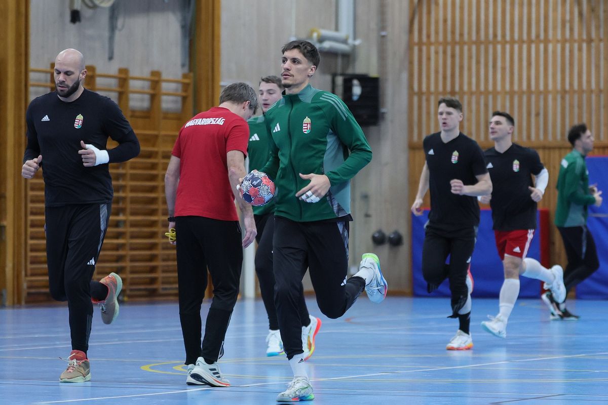 Csütörtökön már az kézilabda Eb helyszínén, Kristianstadban edzett a magyar válogatott