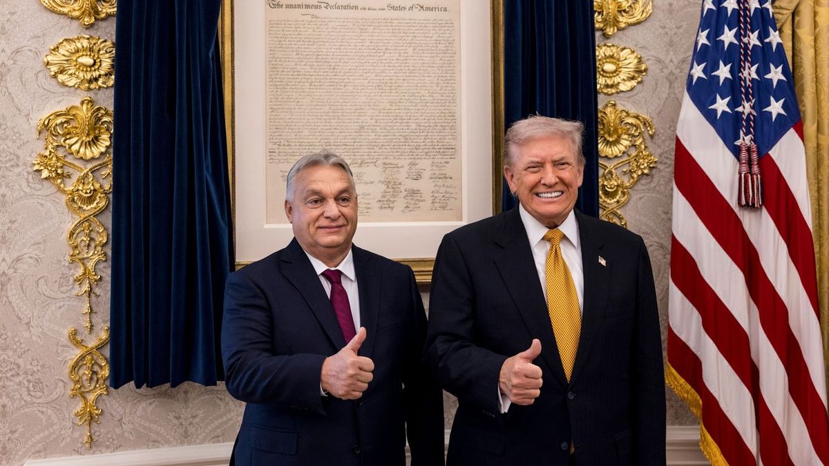 Donald Trump meghívta Orbán Viktor, hogy alapítóként erősítse a Béke Tanácsa sorait. (Fotó: MTI)
