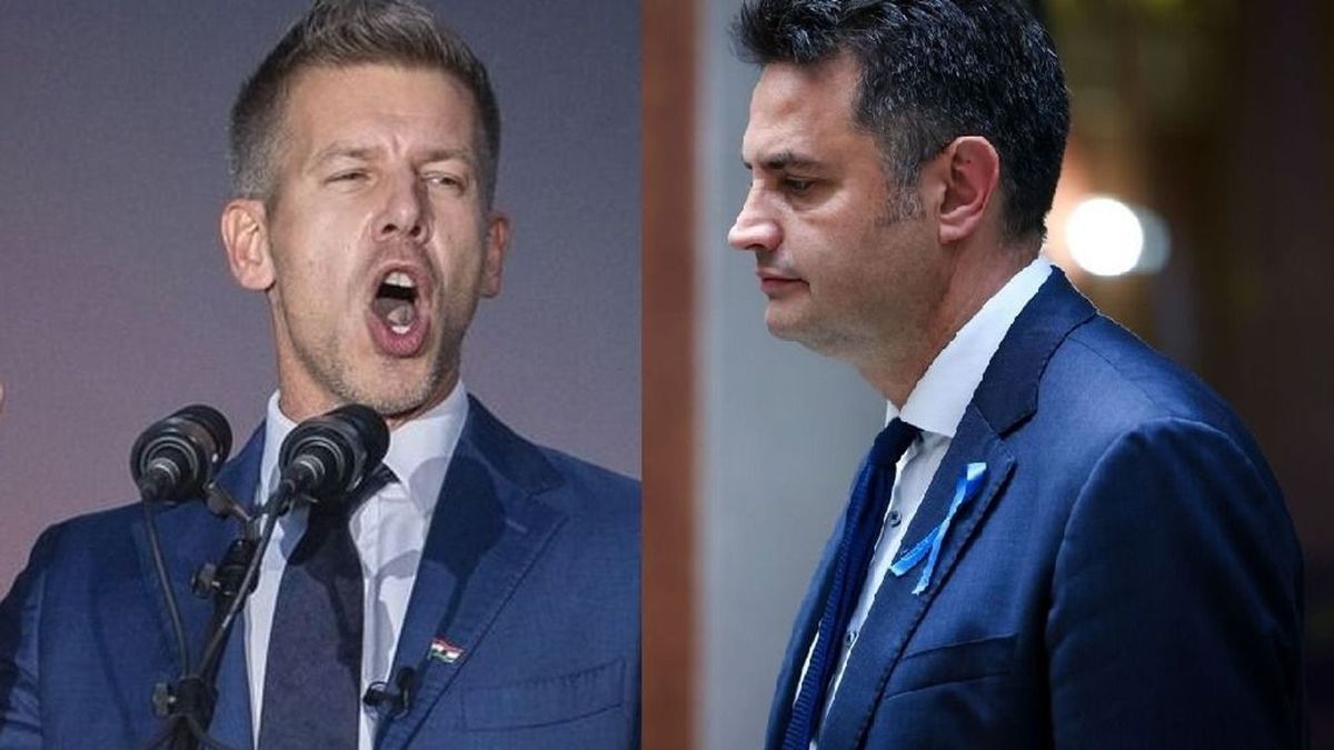 A diplomáciai szokásokat láthatóan nem ismerik az ellenzéki miniszterelnök-jelöltek. (Fotó: Magyar Nemzet)