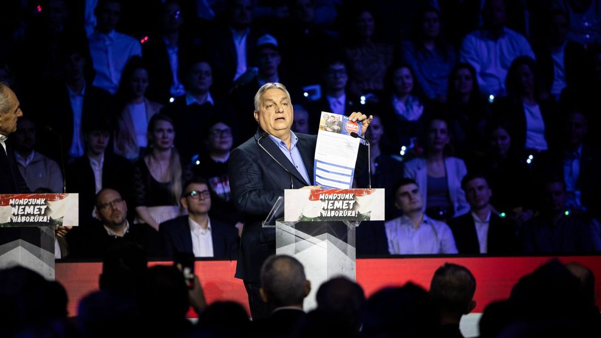 Orbán Viktor szerint a tét a háború finanszírozása és a rezsiárak jövője